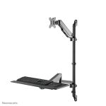 Neomounts WL90-325BL1 Sitz-Steh-Arbeitsplatz-Wand 17-32" - Gasfeder
