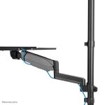 Neomounts WL90-325BL1 Sitz-Steh-Arbeitsplatz-Wand 17-32" - Gasfeder