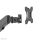 Neomounts WL90-325BL1 Sitz-Steh-Arbeitsplatz-Wand 17-32" - Gasfeder