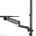Neomounts WL90-325BL1 Sitz-Steh-Arbeitsplatz-Wand 17-32" - Gasfeder