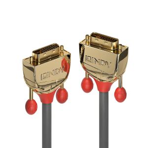 Lindy 36204 DVI-Kabel 5 m DVI-D Grau