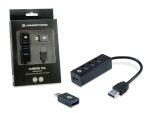 Conceptronic HUBBIES 4-Port-USB 3.0-Hub und OTG-Adapter...