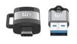 Manhattan 356329 Kabeladapter Schwarz, Grau