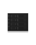 ICY BOX IB-564SAS-12G, Backplane, 4x 3,5" SAS/SATA (I/II/III) HDD in 3x 5,25" Einschübe, Hot Swap, trägerloser HDD Einbau, MiniSAS Connector, Lüfter