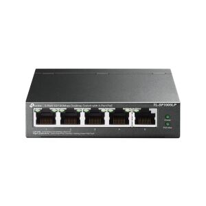 TP-Link TL-SF1005LP Unmanaged Fast Ethernet (10/100) Power over Ethernet (PoE) Schwarz