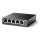 TP-Link TL-SF1005LP Unmanaged Fast Ethernet (10/100) Power over Ethernet (PoE) Schwarz