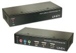 Lindy 39377 Tastatur/Video/Maus (KVM)-Switch Schwarz