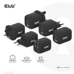 CLUB3D CAC-1913EU Ladegerät für Mobilgeräte Universal Schwarz AC Schnellladung Drinnen