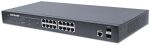 Intellinet 16-Port Gigabit Ethernet PoE+ Web-Managed...