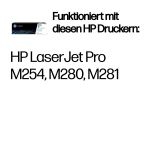 HP 203X Cyan Original LaserJet-Tonerkartusche mit hoher Reichweite