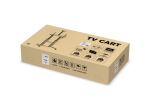 Equip 650605 60"-100" Teleskopischer TV-Wagen für Ultragroße LCD Displays,