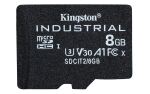 Kingston Technology 8GB microSDHC Industrial C10 A1 pSLC Karte + SD-Adapter
