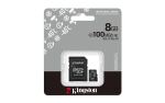 Kingston Technology 8GB microSDHC Industrial C10 A1 pSLC Karte + SD-Adapter