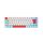 CHERRY MX-LP 2.1 Compact Wireless Tastatur Gaming RF Wireless + Bluetooth QWERTZ Deutsch Weiß