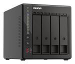 QNAP TS-453E NAS Tower Intel® Celeron® J6412 8 GB 0 TB QNAP QTS Schwarz