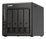 QNAP TS-453E NAS Tower Intel® Celeron® J6412 8 GB 0 TB QNAP QTS Schwarz
