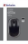 Verbatim Go Nano Maus Büro Beidhändig RF Wireless 1600 DPI