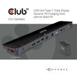 CLUB3D UNIVERSAL USB Gen1 Typ-C Triple Display Dynamic PD...