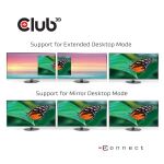 CLUB3D UNIVERSAL USB Gen1 Typ-C Triple Display Dynamic PD Ladestation mit 65 Watt PS (VGA, HDMI, DP, ETHERNET)