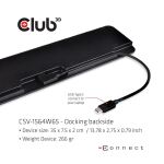 CLUB3D UNIVERSAL USB Gen1 Typ-C Triple Display Dynamic PD Ladestation mit 65 Watt PS (VGA, HDMI, DP, ETHERNET)
