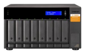 QNAP TL-D800S Speicherlaufwerksgehäuse HDD / SSD-Gehäuse Schwarz, Grau 2.5/3.5"