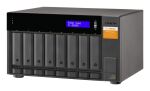 QNAP TL-D800S Speicherlaufwerksgehäuse HDD / SSD-Gehäuse Schwarz, Grau 2.5/3.5"
