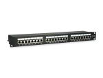 Equip 24-Port Cat.5e Geschirmtes Patch Panel, Schwarz