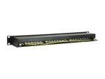 Equip 24-Port Cat.5e Geschirmtes Patch Panel, Schwarz