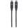Manhattan SuperSpeed+ USB-C Anschlusskabel, USB 3.1 Gen2, Typ C-Stecker auf Typ C-Stecker, 10 Gbit/s, 5 A, 1 m, schwarz