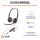 HP Poly Blackwire 3225 Stereo USB-C-Headset +3,5-mm-Stecker +USB-C/A-Adapter (Packungseinheit)