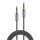 Lindy 35321 Audio-Kabel 1 m 3.5mm Anthrazit