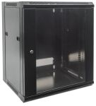 Intellinet 19" Wandverteiler, 9 HE, 500 (H) x 570 (B) x 600 (T) mm, Flatpack, schwarz