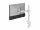 Equip 17"-32" Bewegliche Monitor/LCD-Tischhalterung, Weiß