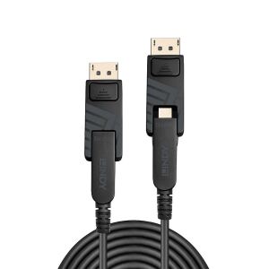 Lindy 38480 DisplayPort-Kabel 10 m Mini DisplayPort Schwarz