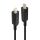 Lindy 38480 DisplayPort-Kabel 10 m Mini DisplayPort Schwarz