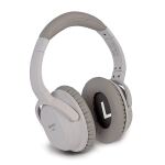 Lindy LH500XW Kopfhörer Verkabelt & Kabellos Kopfband Anrufe/Musik Mikro-USB Bluetooth Grau