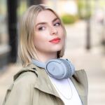 Lindy LH500XW Kopfhörer Verkabelt & Kabellos Kopfband Anrufe/Musik Mikro-USB Bluetooth Grau