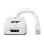 Lindy 41069 Videokabel-Adapter Mini DisplayPort HDMI Typ A (Standard) Weiß