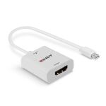 Lindy 41069 Videokabel-Adapter Mini DisplayPort HDMI Typ A (Standard) Weiß