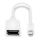 Lindy 41021 DisplayPort-Kabel 0,15 m Mini DisplayPort Weiß