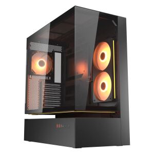 COUGAR Gehäuse Midi-Tower, CFV235, ARGB, Glas, Schwarz