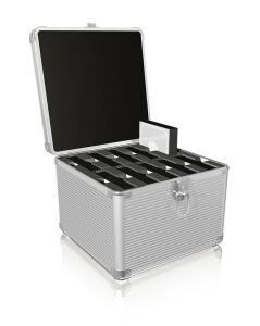 ICY BOX IB-AC628 Koffer für 10x 3,5" (8,89cm) Festplatten mit variablen Schaumstoffpolster