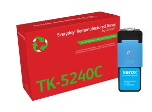 Everyday™ Cyan wiederaufbereiteter Toner von Xerox, kompatibel mit Kyocera TK-5240C, Standardkapazität