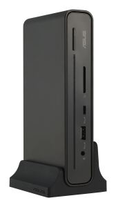 ASUS Triple Display USB-C Dock Duo DC301 Kabelgebunden Schwarz