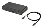 ASUS Triple Display USB-C Dock Duo DC301 Kabelgebunden Schwarz