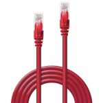 Lindy 48033 Netzwerkkabel Rot 2 m Cat6 U/UTP (UTP)