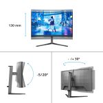 Philips Evnia 5000 27M2C5200W/00 Computerbildschirm 68,6 cm (27") 1920 x 1080 Pixel Full HD LCD Grau
