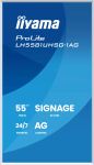 iiyama LH5581UHSG-1AG Signage-Display Digital Signage Flachbildschirm 138,7 cm (54.6") WLAN 500 cd/m² 4K Ultra HD Weiß Eingebauter Prozessor Android 24/7