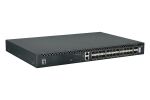 LevelOne 26-Port L3 Managed TOR-Fiberswitch, 24x 1/10GbE SFP+, 2x 40/100GbE QSFP28, Hot-Swap Redundante Stromversorgung
