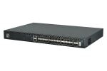 LevelOne 26-Port L3 Managed TOR-Fiberswitch, 24x 1/10GbE SFP+, 2x 40/100GbE QSFP28, Hot-Swap Redundante Stromversorgung